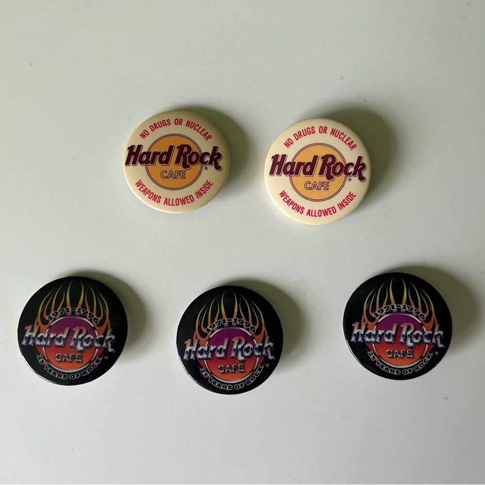 Hard Rock Cafe Vintage 1996 Pins